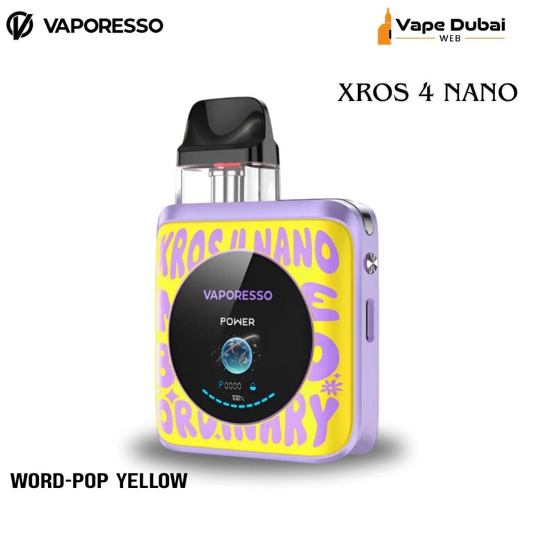 Vaporesso XROS 4 Nano Word-Pop Yellow Pod Kit