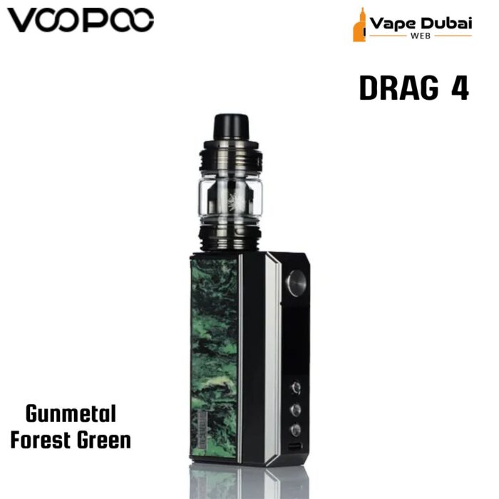 Voopoo DRAG 4 Gunmetal Forest Green Starter Kit