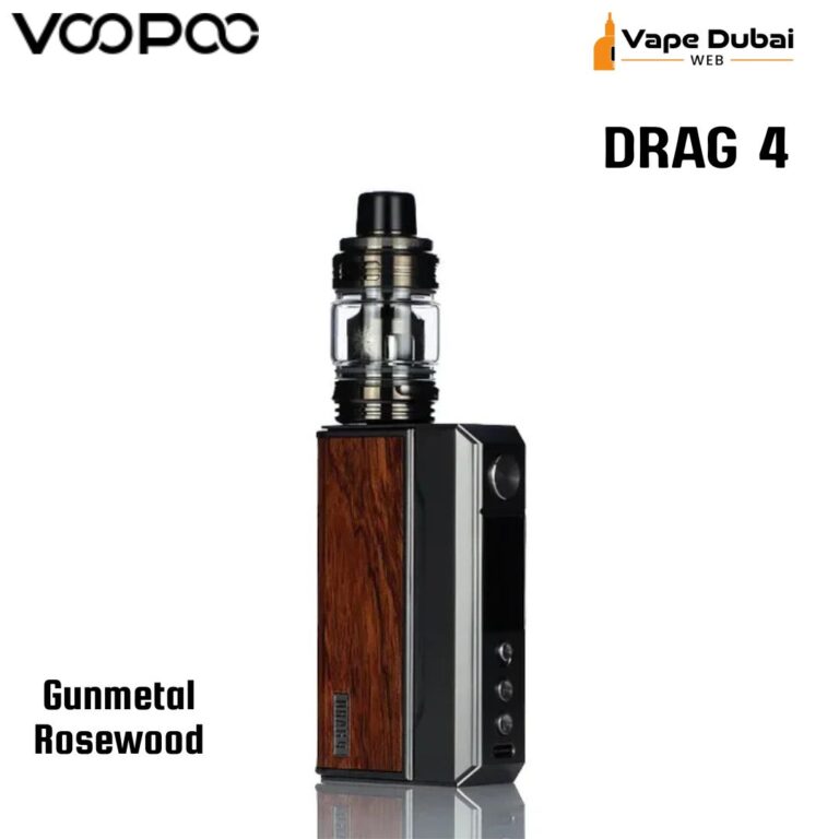 Voopoo DRAG 4 Gunmetal Rosewood Starter Kit
