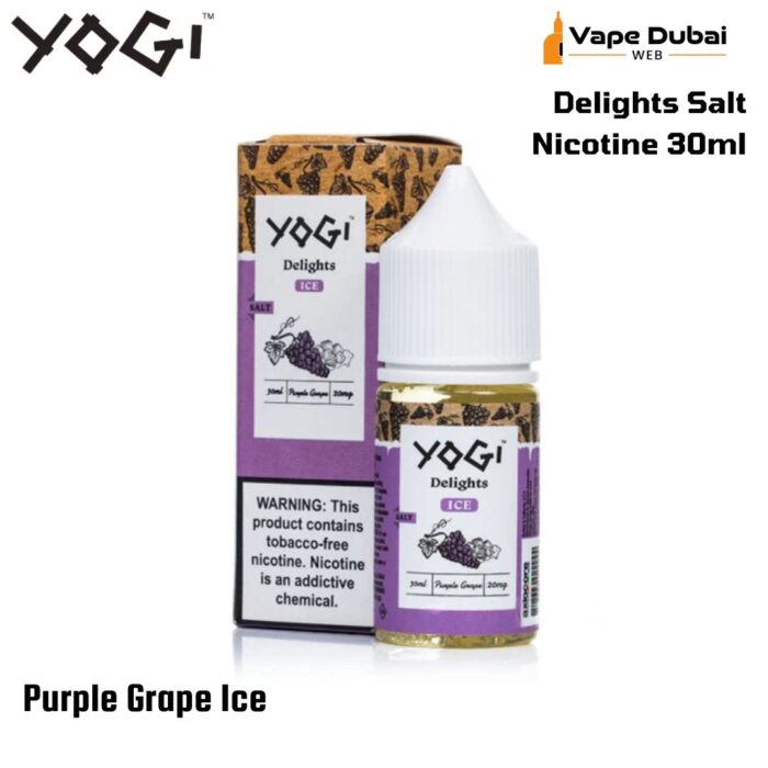 YOGI Delights Salt Nicotine 30ml Purple Grape Ice E-Liquid
