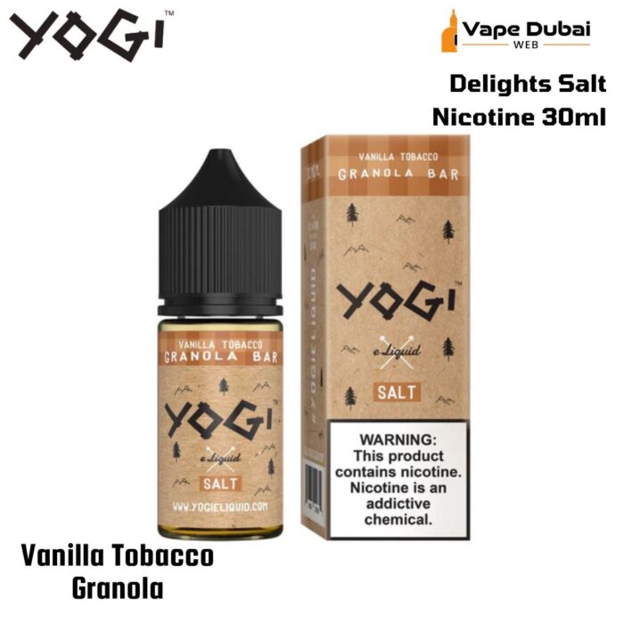 YOGI Delights Salt Nicotine 30ml Vanilla Tobacco Granola E-Liquid